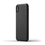 Mujjo Leather Case iPhone X Black