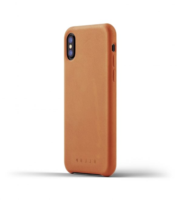Mujjo Leather Case iPhone X Tan