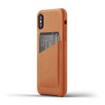 Mujjo Full Leather Wallet Case for iPhone X - Tan