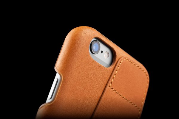 Mujjo Leather Wallet Case 80 ° Tan Apple iPhone 6 / 6s