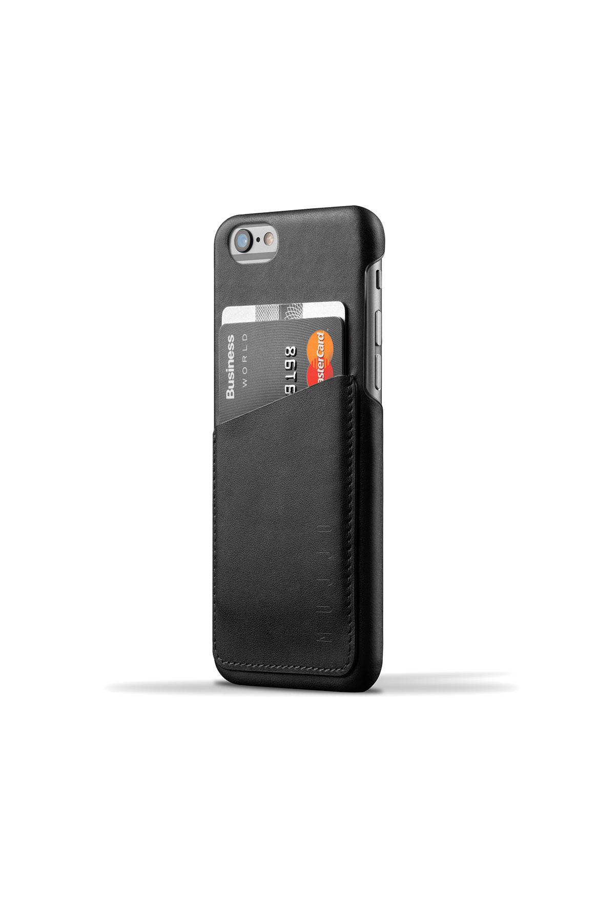 Mujjo Leather Wallet Case Apple iPhone 6 / 6s Black