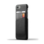 Mujjo Leather Wallet Case iPhone 7 Black