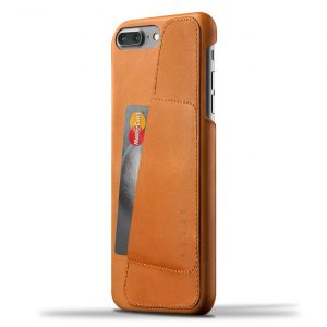 Mujjo Leather Wallet Case iPhone 7 Plus Tan