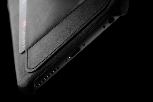 Mujjo Leather Wallet Case 80 Apple iPhone 6 Plus / 6s Plus Black