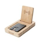 standing dock walter bamboo bureaulader draadloos wireless