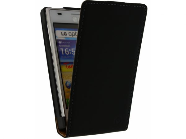 Mobilize Ultra Slim Flip Case LG Optimus L5 E610 Black