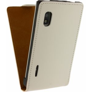 Mobilize Ultra Slim Flip Case LG Optimus L5 E610 White