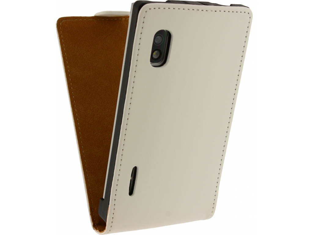 Mobilize Ultra Slim Flip Case LG Optimus L5 E610 White