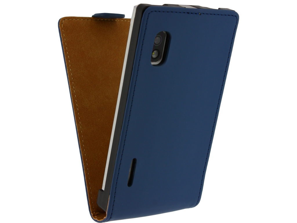 Mobilize Ultra Slim Flip Case LG Optimus L5 E610 Dark Blue