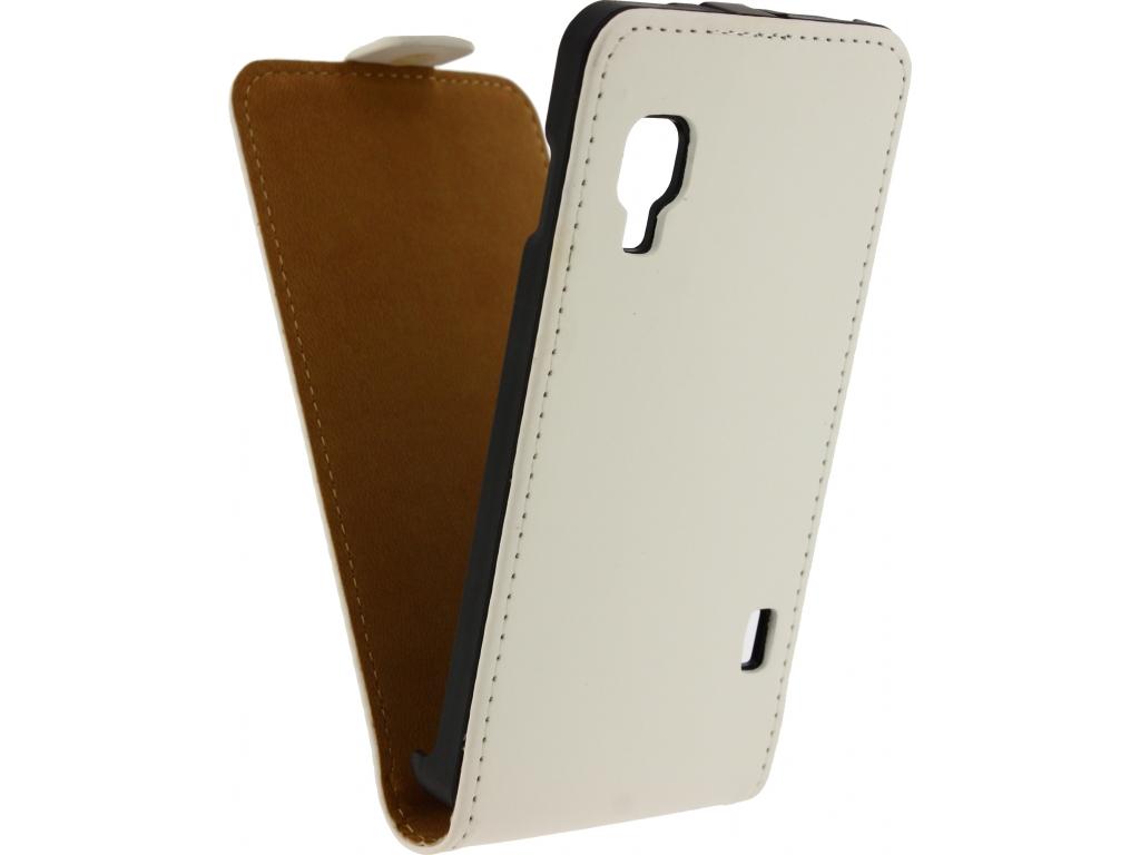 Mobilize Ultra Slim Flip Case LG Optimus L5 II E460 White