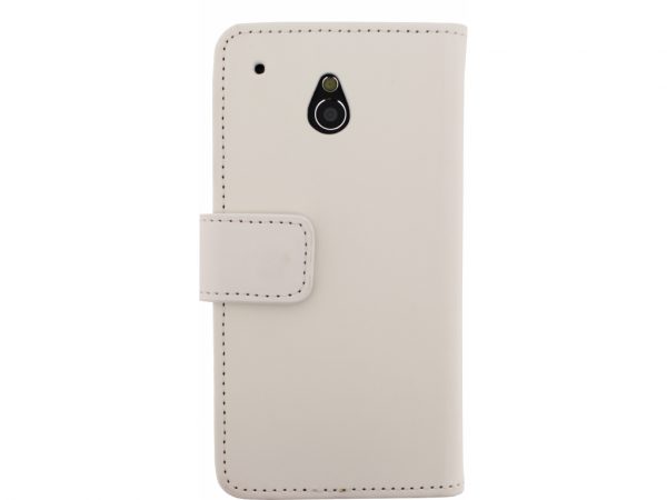 Mobilize Slim Wallet Book Case HTC One Mini White
