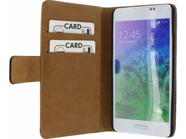 Mobilize Slim Wallet Book Case Samsung Galaxy Alpha Black