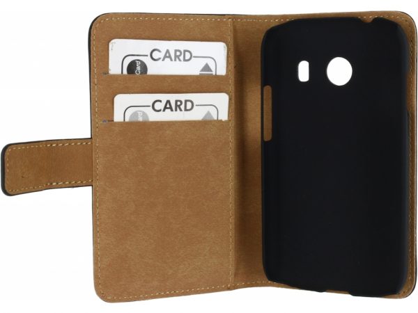 Mobilize Slim Wallet Book Case Samsung Galaxy Ace Style Black