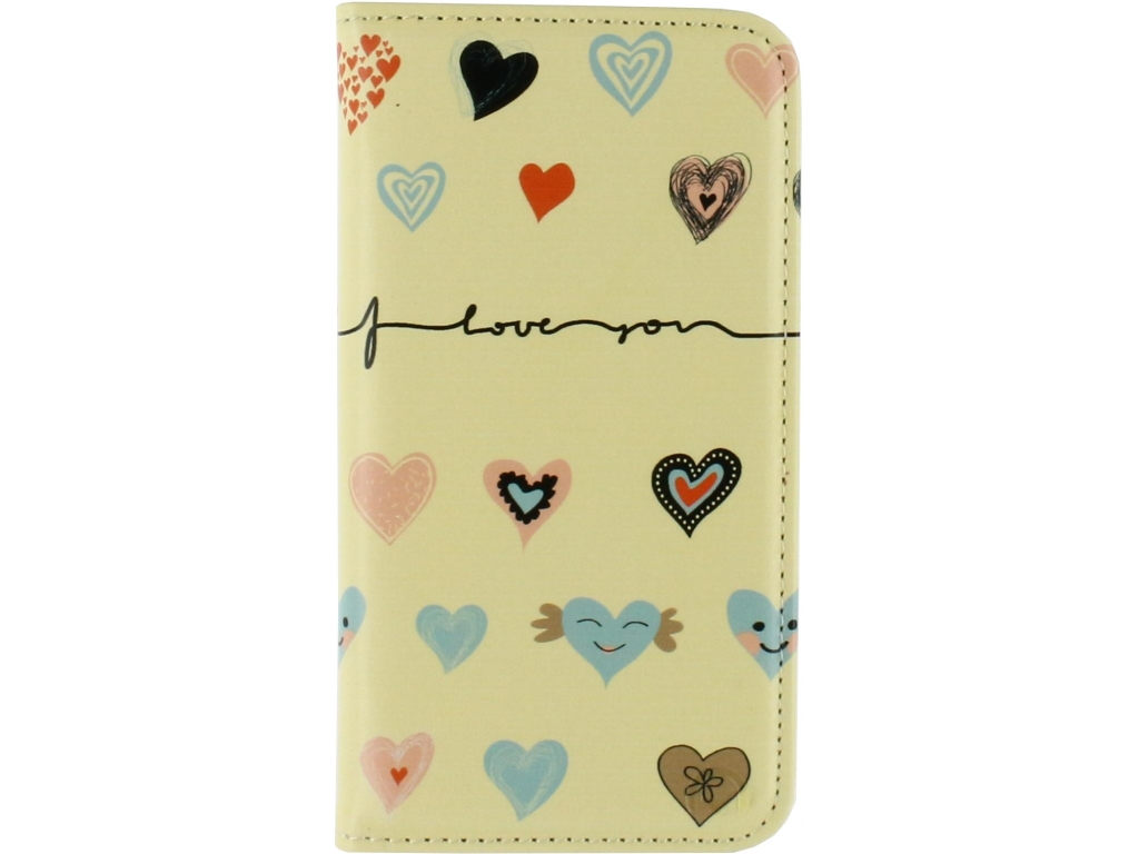 Mobilize Premium Magnet Book Case HTC Desire 510 I Love You