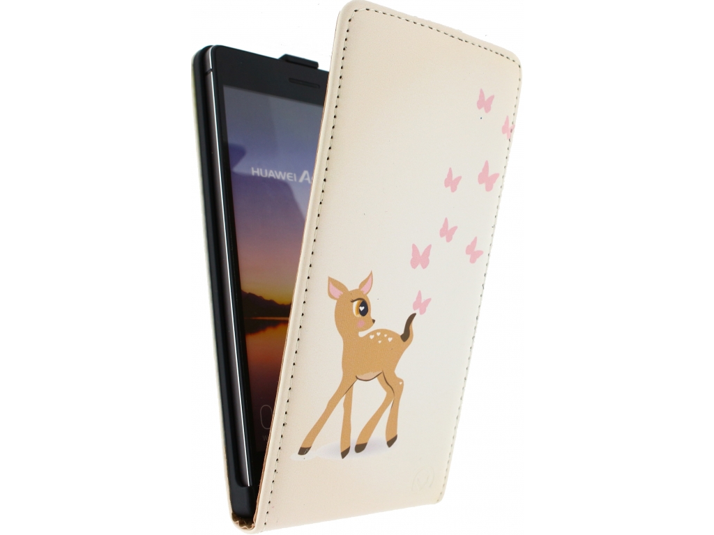 Mobilize Ultra Slim Flip Case Huawei Ascend P7 Deer