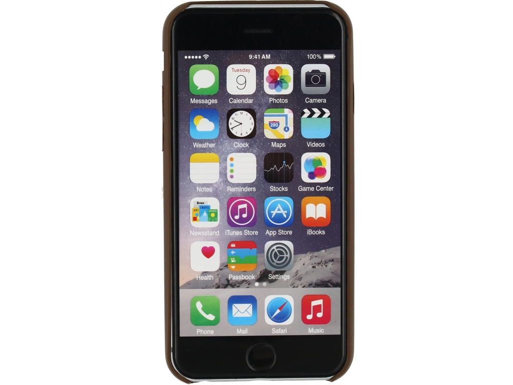 Mobilize Slim Leather Case Apple iPhone 6/6S Brown