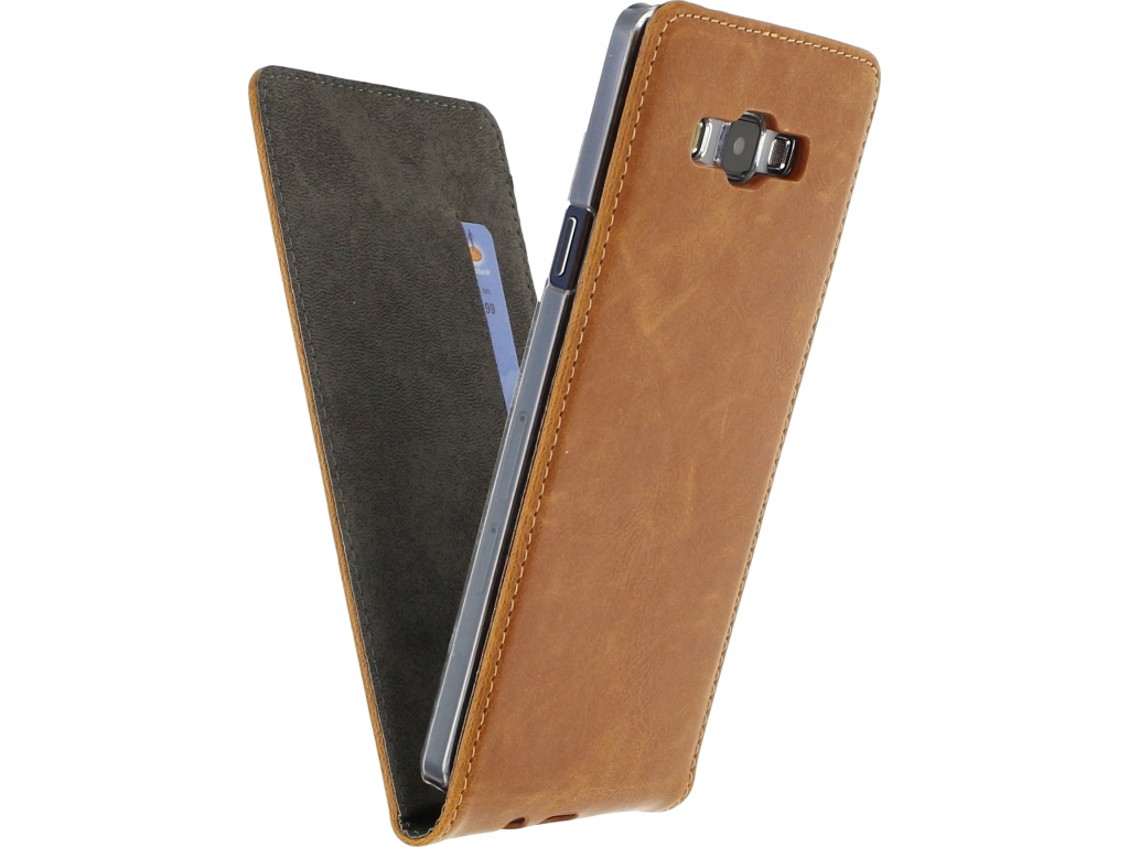 Mobilize Premium Magnet Flip Case Samsung Galaxy A7 Brown