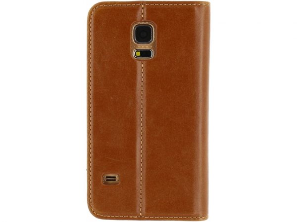 Mobilize Premium Magnet Book Case Samsung Galaxy Alpha Brown