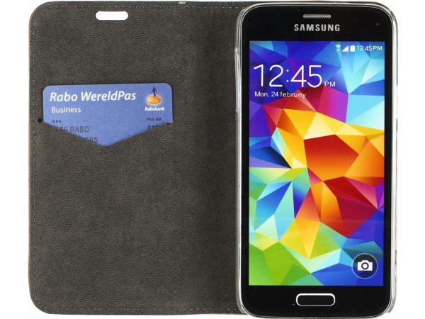 Mobilize Premium Magnet Book Case Samsung Galaxy Alpha Brown