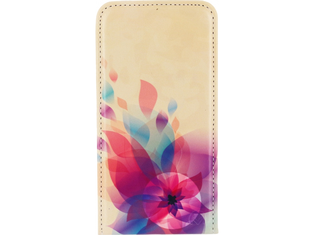 Mobilize Premium Magnet Flip Case Samsung Galaxy S6 Fire Flower