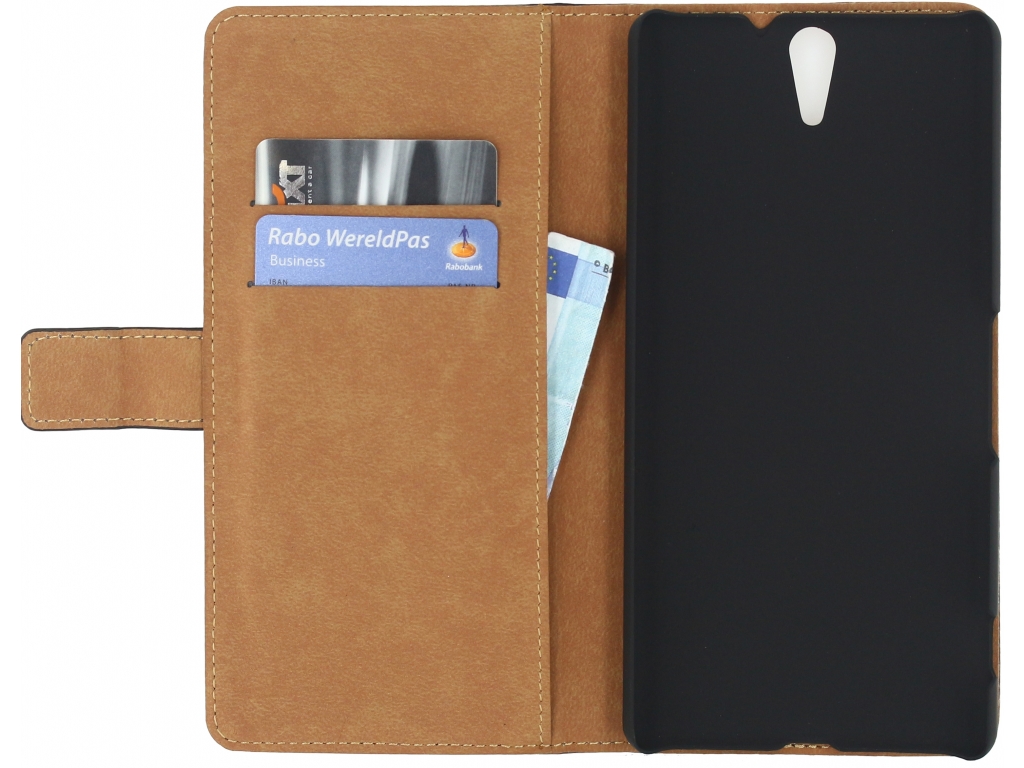 Mobilize Classic Wallet Book Case Sony Xperia C5 Ultra Black