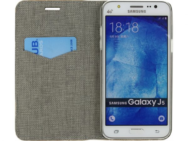Mobilize Premium Book Case Samsung Galaxy J5 Alligator Peanut Brown