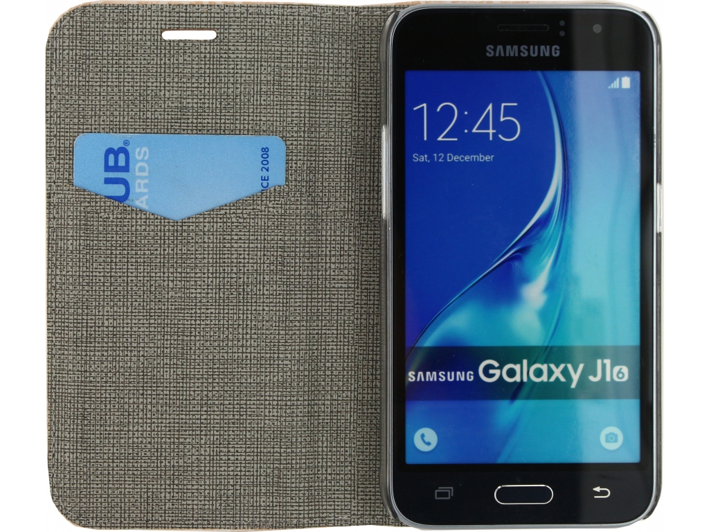 Mobilize Premium Book Case Samsung Galaxy J1 2016 Alligator Coral Pink