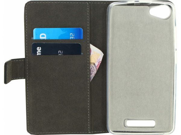 Mobilize Classic Gelly Wallet Book Case Wiko Jerry Black