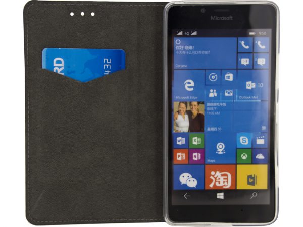 Mobilize Premium Gelly Book Case Microsoft Lumia 950 Black