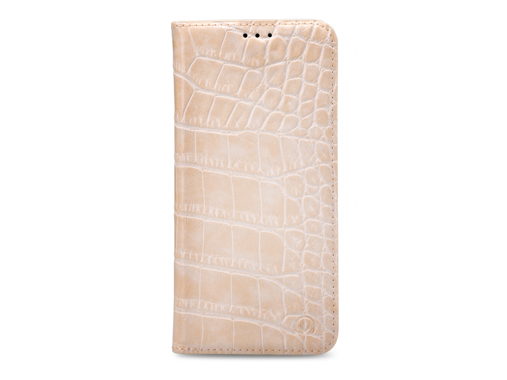Mobilize Premium Gelly Book Case Apple iPhone 5/5S/SE Alligator Coral Pink