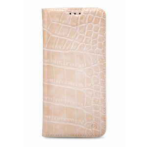 Mobilize Premium Gelly Book Case Samsung Galaxy J1 2016 Alligator Coral Pink