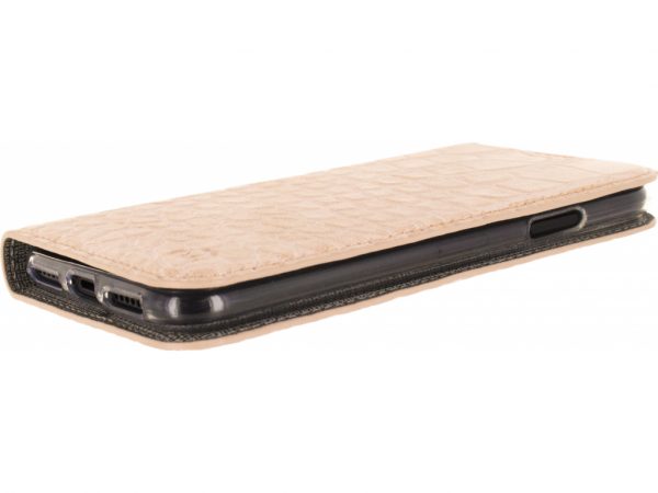 Mobilize Premium Gelly Book Case Apple iPhone X/Xs Alligator Coral Pink