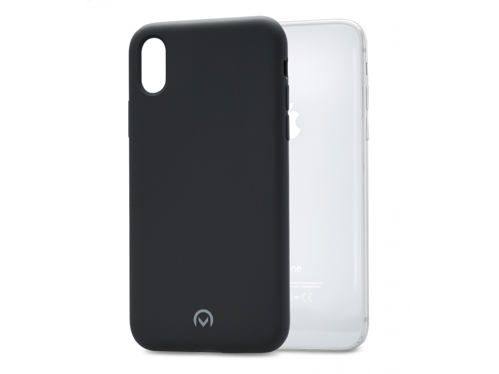 Mobilize Solid Silicone Case Apple iPhone X Black