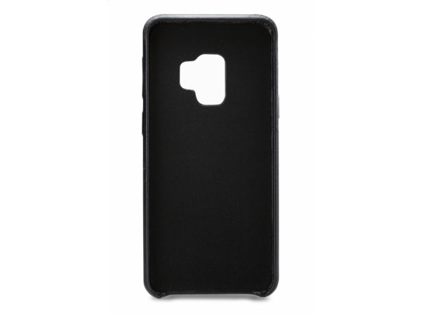 Senza Pure Leather Cover with Card Slot Samsung Galaxy S9 Deep Black