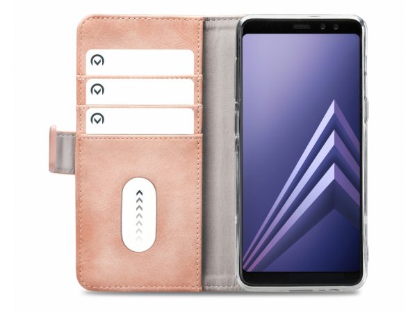Mobilize Elite Gelly Wallet Book Case Samsung Galaxy A8 2018 Soft Pink