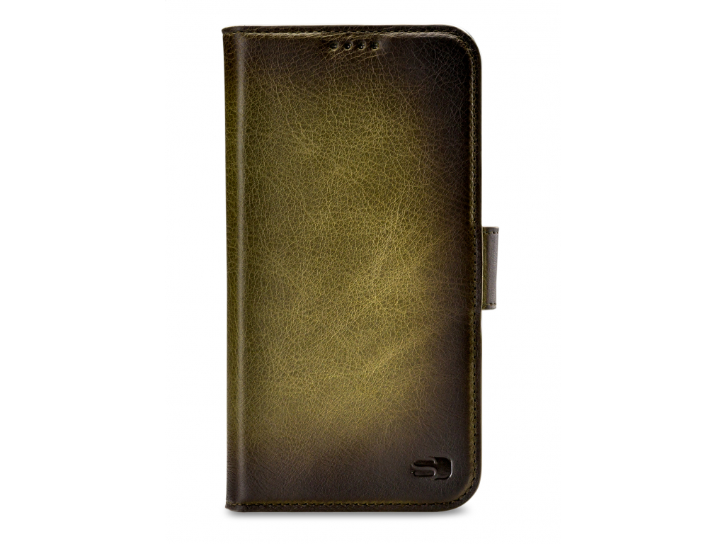 Senza Desire Leather Wallet Apple iPhone XR Burned Olive