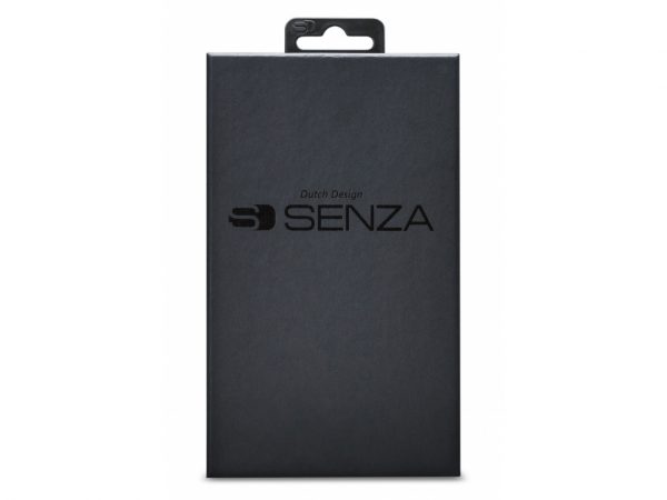 Senza Pure Leather Cover Apple iPhone Xs Max Deep Black
