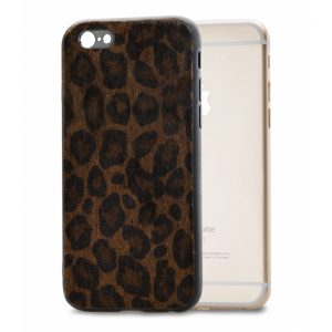 Mobilize Gelly Case Apple iPhone 6/6S Dark Brown Leopard