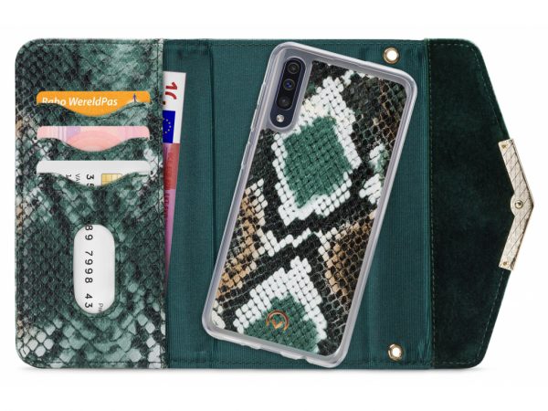 Mobilize 2in1 Gelly Velvet Clutch for Samsung Galaxy A30s/A50 Green Snake