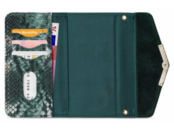 Mobilize 2in1 Gelly Velvet Clutch for Samsung Galaxy S10 Green Snake