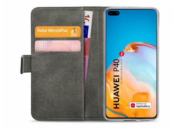 Mobilize Classic Gelly Wallet Book Case Huawei P40 Black