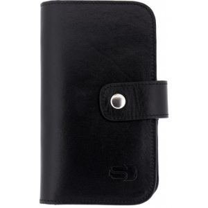 Senza Leather Wallet Slide Case Black Size M-Large