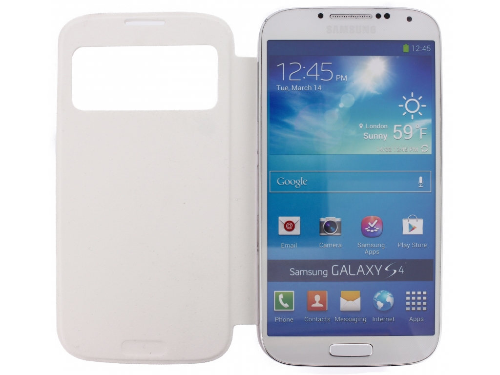 Mobilize S-View Cover Samsung Galaxy S4 I9500/I9505 White