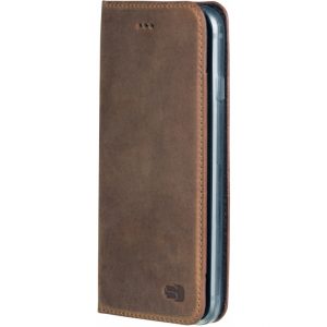Senza Raw Leather Booklet Apple iPhone 5/5S/SE Chestnut Brown