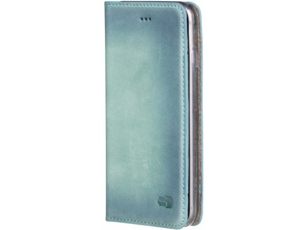 Senza Desire Leather Booklet Apple iPhone 7 Plus/8 Plus Burned Turquoise