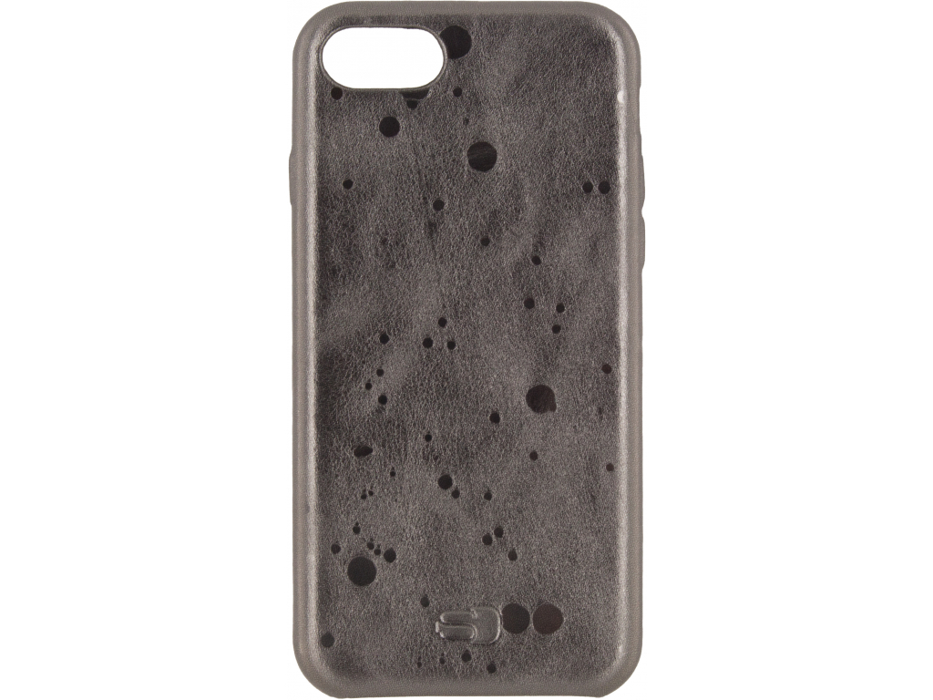 Senza Glam Leather Cover Apple iPhone 7/8/SE (2020) Metallic Grey