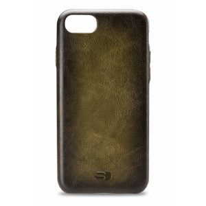 Senza Desire Leather Cover Apple iPhone 6/6S/7/8/SE (2020) Burned Olive