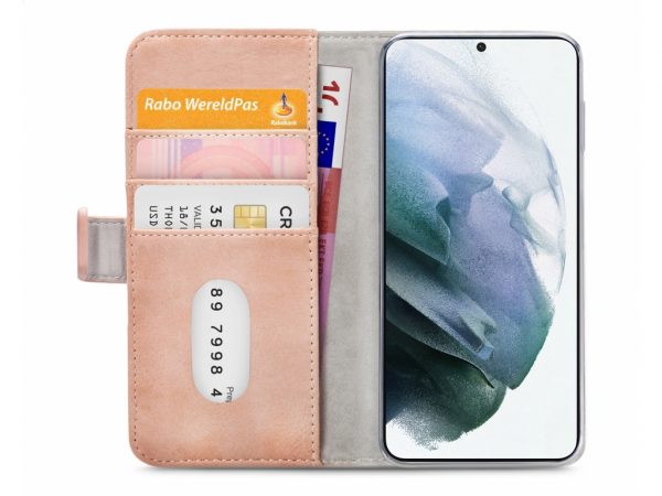 Mobilize Elite Gelly Wallet Book Case Samsung Galaxy S21+ Soft Pink