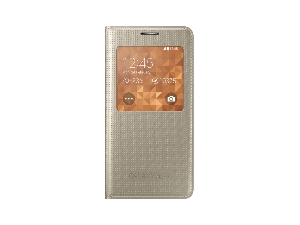 EF-CG850BFEGWW Samsung Smartview Cover Galaxy Alpha Gold