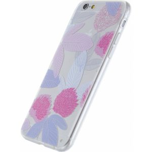 Xccess TPU/PC Case Apple iPhone 6/6S Transparent/Floral Pink